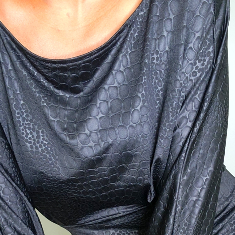 Black long sleeve dress